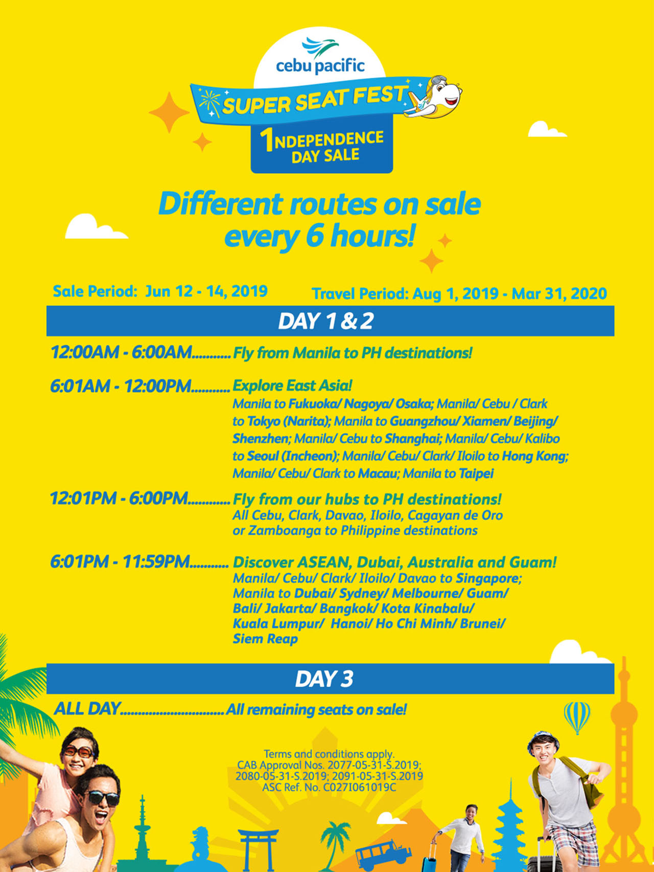 Cebu Pacific's Independence Day Piso Sale